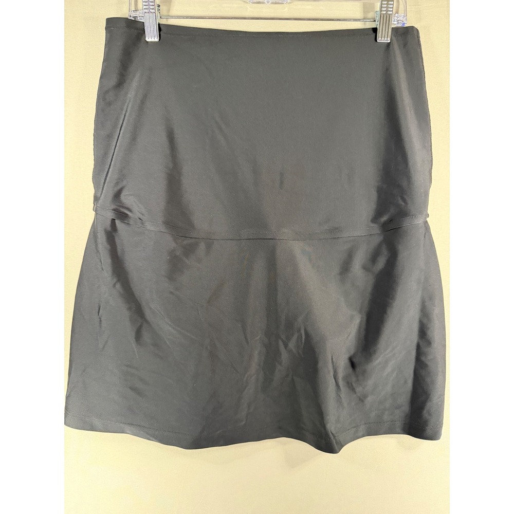 Mermaid Maternity Women Black Swim Skirt with Built-in Brief Size Large USA